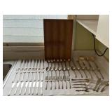AKC045 - Vintage Wallco Sectional A+ Silver-plated Dinnerware & More