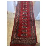 AKC049 Long 32" Wide x 164" Length Carpet Runner Classic Red Bokhara Inspired Design