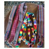 AKC083 - Lot of Vintage Colorful Handcrafted Guatemalan Woven Textile Belts/Sashes