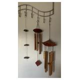 AKC094 - Three Wind Chimes Made of Two Different Materials - Bamboo & Metal 