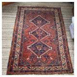 AKC097 - Persian Kurdish Style Inspired Rug Geometric Design 66" x 44.5"