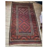 AKC099 - Afghan Tribal Style Inspired 72" x 40" Geometric Design Carpet