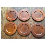 AKC116 - Six Koa Wood Coasters