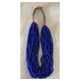 AKC121 - Vintage Multi-Strand Konyak Tribe Style Beaded Necklace