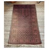AKC124 - Large Afghan Tribal Style Inspired Room Rug 55.5" x 33"