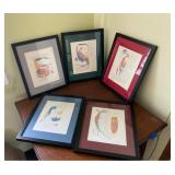AKC132 - Collection #2 of Framed Story Prints by Artist Brian Andreas From His "Story People" Series