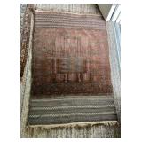 AKC150 - Vintage Afghan Tribal Rug Style 100% Wool Pile Hand Knotted Carpet