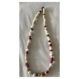 AKC153 Vintage Native American Jewelry Bead Necklace