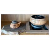 MMS003 - Asian-style incense burner And Cast Iron Lighter With A Tanuki Design 