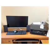 MMS031 - Computer Monitor, Speakers, & Printer!