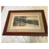 BKB221 - Large Framed Realistic Sketch Print