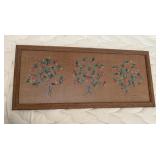 BKB223 - Framed Embroidered Art Piece