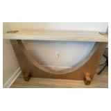 FLK014 - Travertine Stone Console 