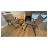 FLK017 - Folding Chairs & Table For The Patio
