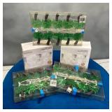 VBB135 Sets of String Lights - Green Palm Trees & Clear Globe Lights