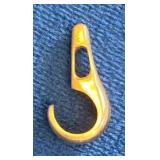 VBB530 Vintage 14k Yellow Gold Hawaiian Niho Palaoa )Whale Tooth) Pendant