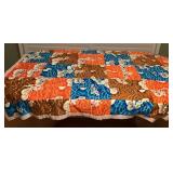 MCJ013 Japanese Print Patchwork Quilt Blanket 