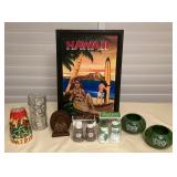 MCJ021 Original Hawaii Painting, Tiki Mugs & More!