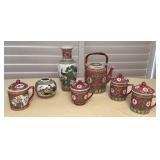 MCJ025 Chinese Porcelain Tea Set & Vases