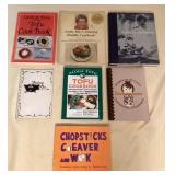 MCJ043 Six Vintage Local Style Cookbooks & Aloha Tofu Cookbook 