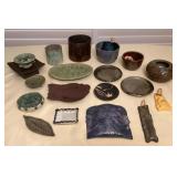 MCJ047 Art Pottery Ceramic Planters, Wall Pockets, Saucers & More!