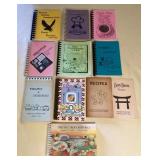 MCJ049 Eleven Vintage “Local Style” Cookbooks 
