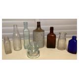 MCJ064 Vintage Hawaiian Milk Bottle, Insulator & Other Bottles