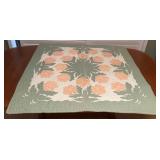 MCJ090 Small Hawaiian Quilt Blanket Wall Hanging 