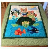MCJ092 Hawaiian Bears Quilt Wall Hanging 