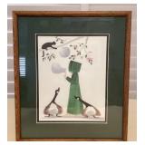 MCJ100 Framed Limited Edition “Bubble Game” Print By Diane Graebner