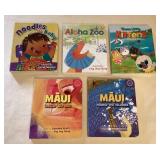 MCJ115 Five Children’s Hawaiian Board Books 