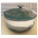 MCJ119 Large Jeff Chang Art Pottery Ceramic Lidded Soup Tureen 