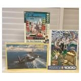 MCJ122 Three Jigsaw Puzzles New