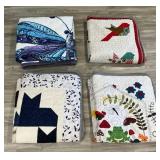MCJ123 Four Large Quilted Blankets