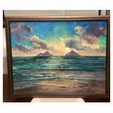 MCJ137 Framed Scenic “Tranquil” Giclee By Connie Hennings-Chilton 