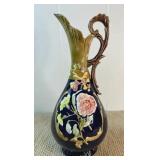 FHM005 - A Collector’s Find! Cobalt Majolica Ewer