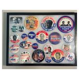 FHM008 - Vintage Presidential & Political Campaign Button Collection - Bush, Perot, Clinton & More 