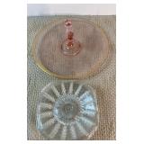 FHM025 - Depression Era Dessert Plates & Glass Server