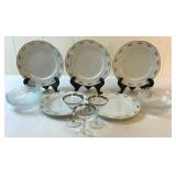 FHM063 - Vintage Tableware-Tatung Plates, Cocktail Glasses, Salad Bowls 