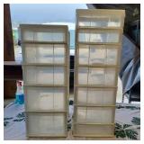 FHM093 - Two (2) Plastic Storage Drawers Modular Configuration