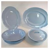 FHM129 - Vintage Johnson Brothers “Greydawn” English Serveware Set