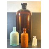 FHM176 - Assortment Of Old Glass Bottles 