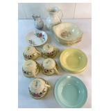 FHM191 - Vintage Mixed Ceramic / Fine China Tableware Collection 