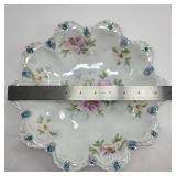 FHM210 - Antique JSV Germany Johann Seltmann Floral Porcelain Bowl – c. 1911–1932