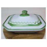 FHM216 - Charming Mid-Century Klafreström C2 Swedish Enamel Cast Iron Covered Casserole