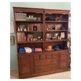 Dresser Mid Century Haywood Wakefield with 2 book cases