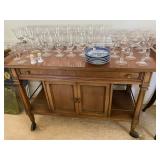 Mid Century Server matching table, The Rockwood Collection by Weiman