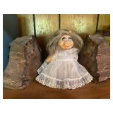Miss Piggy and Petrified Bookends