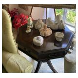 Octagon Parlor Table with Drawer