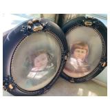 Antique frames with original family pictures